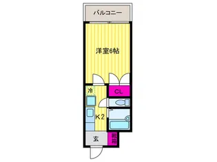 ラ・シャンブル【4階】の間取り