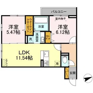 グリーンIV【3階】の間取り