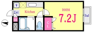 メゾン・ヒデI【2階】の間取り
