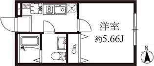 モダンラフォンテ高島平A【2階】の間取り