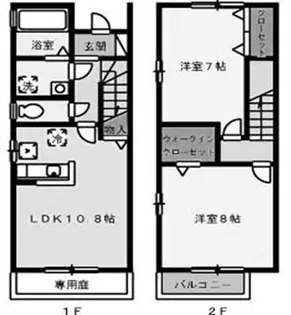 ピアチェーレ久万ノ台 D棟の間取り