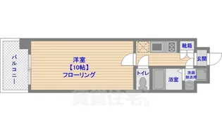 ORIENT BLD NO86 クロスゲートタワー【10階】の間取り