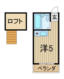 ペアパレス五十鈴【2階】の間取り