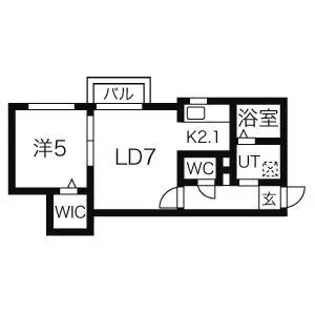シェリール ブランシェ【1階】の間取り