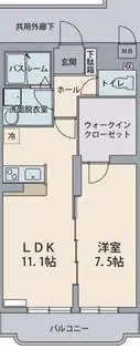トレンタ・ノーベ【3階】の間取り