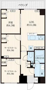 ARKMARK池袋本町【1階】の間取り