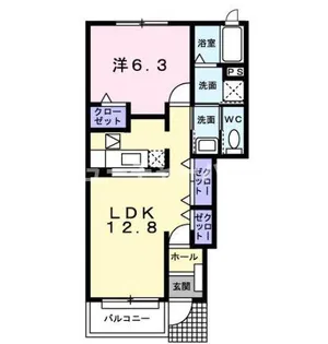 ルミエール II【1階】の間取り
