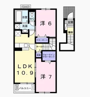 エスポワール【2階】の間取り
