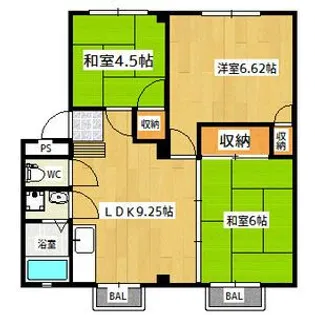 ソフィア B【3階】の間取り
