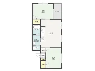 ラ・メゾン【2階】の間取り