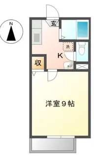 ロイヤルハイネス三田【2階】の間取り