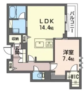 アデーレ尾山台【2階】の間取り