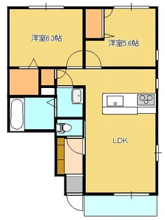 シャーメゾン秋桜【1階】の間取り