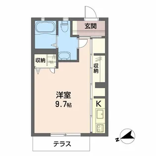 プチ・オランジェ【1階】の間取り