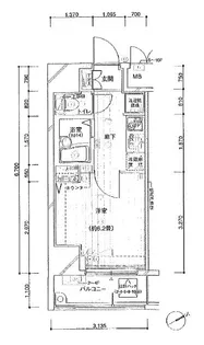 プレール・ドゥーク上北沢【8階】の間取り