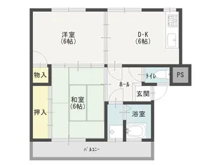 広島県安芸郡海田町国信1【アパート】の間取り