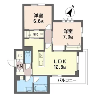 メゾン・ド・リヴェール【3階】の間取り