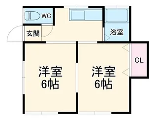 コーポM【1階】の間取り