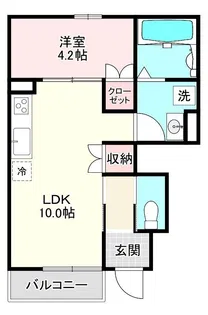 カーサ・ボヌール【1階】の間取り