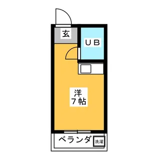 レディースハウス東和【2階】の間取り