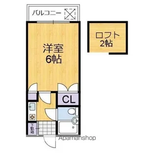 コーポ明日香【1階】の間取り