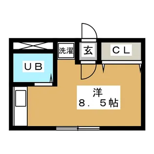 シティパレス【3階】の間取り