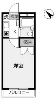 神奈川県川崎市多摩区長沢1【マンション】の間取り