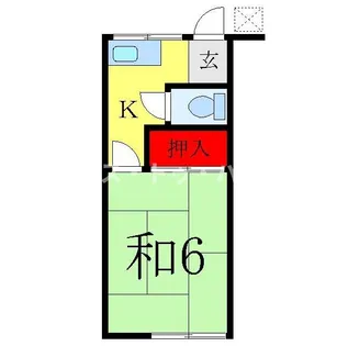ハイム葵【2階】の間取り