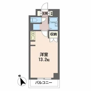 ステーションビラKIII【5階】の間取り