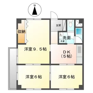 カトウビル【4階】の間取り