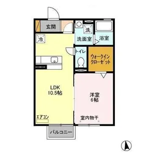 ディアーナ【2階】の間取り