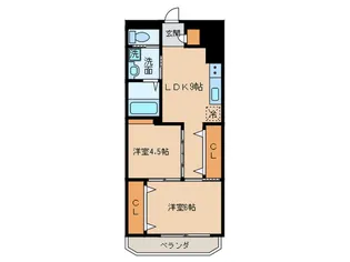 ライオンズマンション千種【8階】の間取り