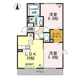 サニーホームズ88【3階】の間取り