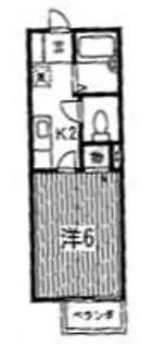 グリーンヒルズK【1階】の間取り