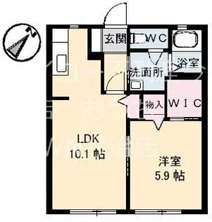 アーネスト南日吉【2階】の間取り