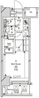 ラフィスタ川崎II【2階】の間取り