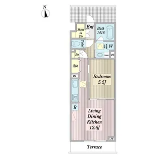 ミューズ東葛西III【2階】の間取り