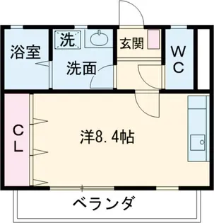 エステート【2階】の間取り