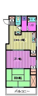 和地マンション【2階】の間取り