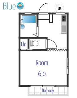 ハイツヒロ【1階】の間取り