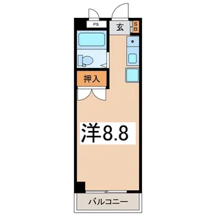 プランタンWADO【4階】の間取り