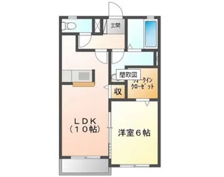 エメロードA【2階】の間取り