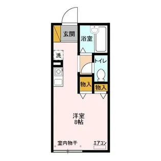 サンボナール弁天【1階】の間取り