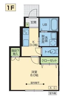 Amour ever(アムールエバー)III【1階】の間取り