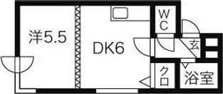 ノースコートフタバ南円山【3階】の間取り