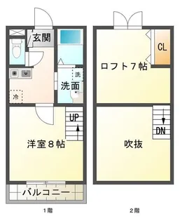 CHORAL125【2階】の間取り