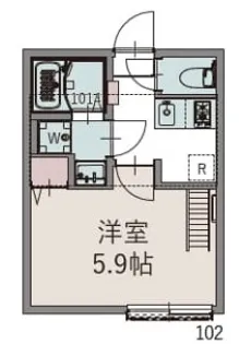 グレイスウッド三ッ沢上町【1階】の間取り