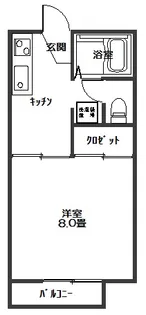 竹原ハイツ(小名浜住吉)【1階】の間取り