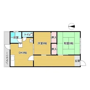 カレント勝間田【1階】の間取り