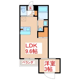 LE VOLANT【5階】の間取り